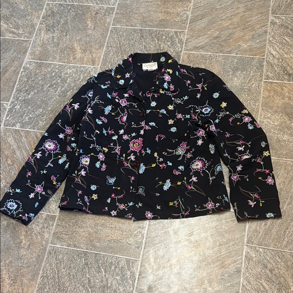 Floral Patterned Blazer